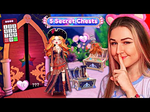 All GEMS & CHESTS LOCATIONS In Scarlet's SCAVENGER HUNT Update! | Dress to Impress ROBLOX