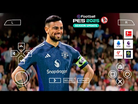 eFootball PES 2025 PPSSPP Offline Full Update Transfer & Kits 24/25 Camera PS4 & PS5