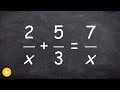 Rational Equations and Expressions