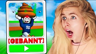 ich spiele GEBANNTE SPIELE auf ROBLOX (und geh crashout)