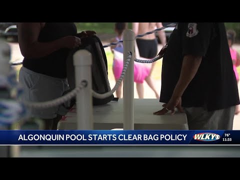 Louisville Parks and Recreation implements clear bag policy at all outdoor pools, water parks