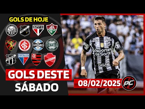 ⚽️ TODOS OS GOLS DESTE SABÁDO 08/02/2025 GOLS DOS ESTADUAIS, GOLS DE HOJE, GOLS DO DIA (COMPLETO)