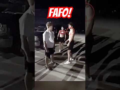 He Tried to Intimidate the Big Guy… BIG Mistake