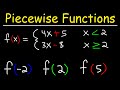 Evaluating Piecewise Functions: Concepts and Examples