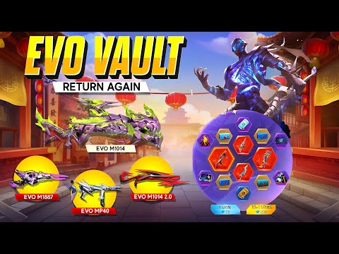 Next Evo Vault Event, Evo M1014 Return 🥳🤯| Free Fire New Event | Ff New Event | New Event Free Fire