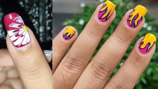 3 Easy & Beautiful nail art design💅💅 Easy DIY nail art just using household items❤❤❤