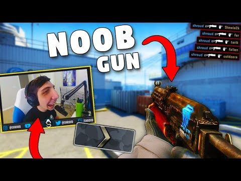 CS:GO - When PROS use SILVER GUNS!! ft. Shroud, GeT_RiGhT, olofmeister & More!