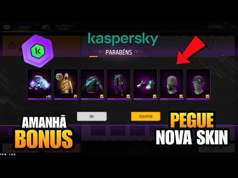 CORRE! PEGUE O NOVO CONJUNTO DA KASPERSKY, BÔNUS DE DIAMANTE E SKINS YIN YANG! NOVIDADES FREE FIRE!