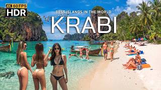 🇹🇭 4K HDR | Krabi's Iconic Railay Beach 🔥 Discover why the world is obsessed with this place!