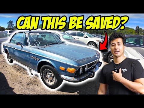 This ABANDONED BMW 2800 CS at the Auction Is a GOLDMINE! Here's Why