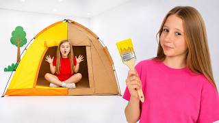 Nastya and Friends Go Camping at Home