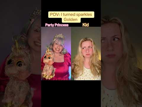 POV: I turned sparkles golden (kpop demon hunters) #shorts #huntrix #funny
