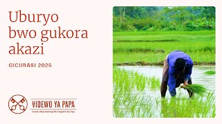 Uburyo bwo gukora akazi - Videwo ya Papa - Gicurasi 2025