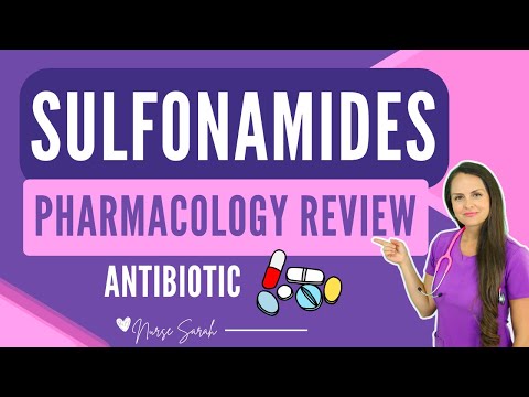 Sulfonamides Pharmacology Nursing Antibiotics NCLEX Review