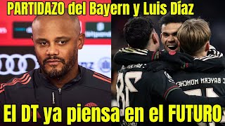 Kompany se rinde tras el impacto del Bayern y Luis Diaz y ya piensa en lo que VIENE