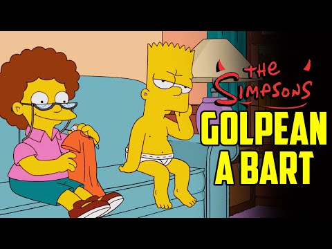 Los Simpson - Edna Golpea a Bart