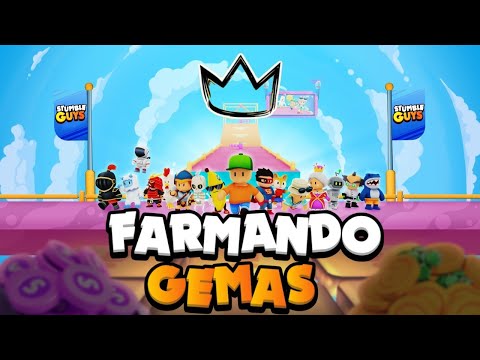 💥 FARMANDO GEMAS NO STUMBLE GUYS 🔴AO VIVO #shots