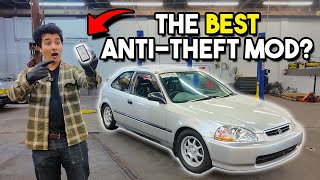 How to STOP Car Thieves! The Best Security Mod for Classic Hondas 🔒