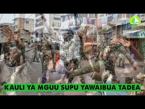 LIVE: KAULI YA MGUU SUPU YAWAIBUA TADEA