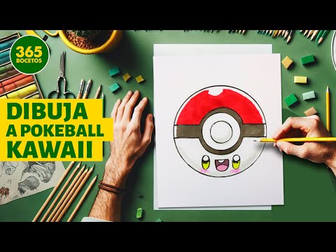 Cómo Dibujar una Pokéball Kawaii 🎨 | Tutorial Fácil Inspirado en Pokémon GO y Más!