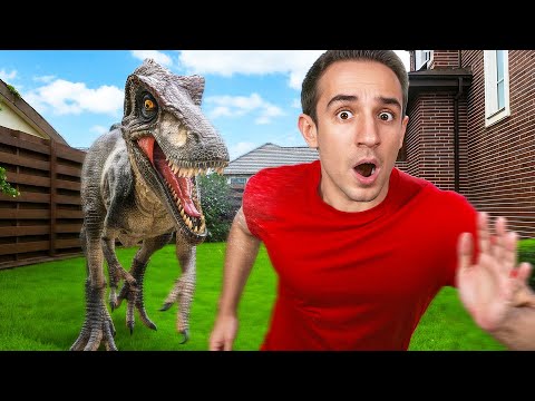 Jurassic World Dinosaur At My House?!
