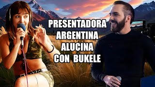 Famosa presentadora argentina se rinde a Bukele con una aplaudida reflexión
