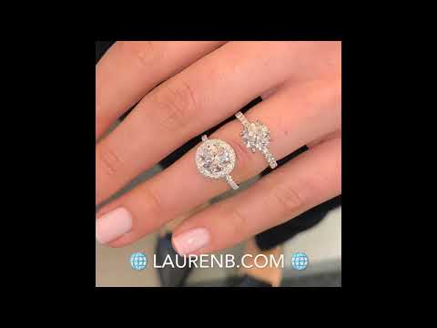 Round Diamond Ring Comparison: Halo VS Non-Halo