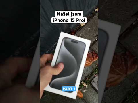 Našel jsem iPhone 15 Pro - PART 1