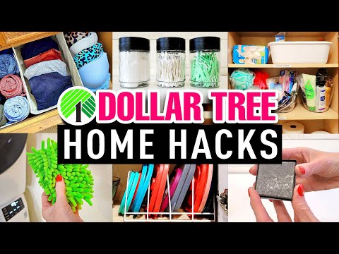 DOLLAR TREE HOME HACKS For REAL LIFE Organization & Storage Solutions!