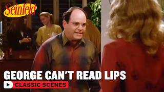 George Costanza Is the WORST Lip Reader Ever | Seinfeld