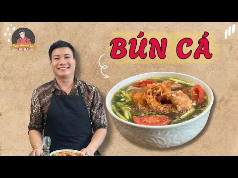 Công Thức Nấu Bún Cá Tươi Ngon Đậm Đà Tại Nhà| Cùng Cháu Vào Bếp