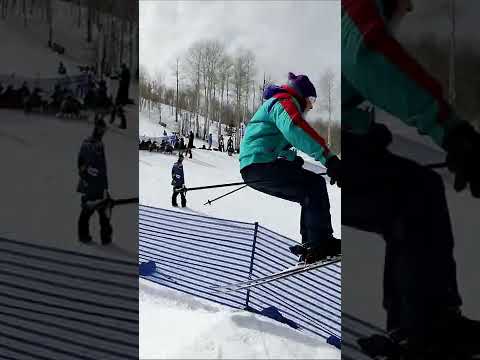 poachin' rails & snipin' tails! ??  #shorts #hotdoghans #ski #snowboard