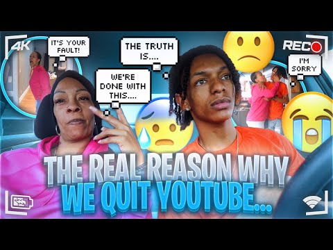 THE REAL REASON WHY WE QUIT YOUTUBE!!😱😭I MISS YALL❤️**AGE RESTRICTED**