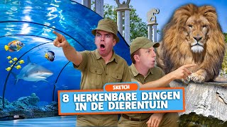 8 HERKENBARE DINGEN IN DE DIERENTUIN! - Addo & Nick Comedy Sketches