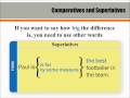 Comparatives and Superlatives in English