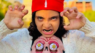من روائع فيديوهات الزومبي النائم والطفل الحزين 😢🥺😲