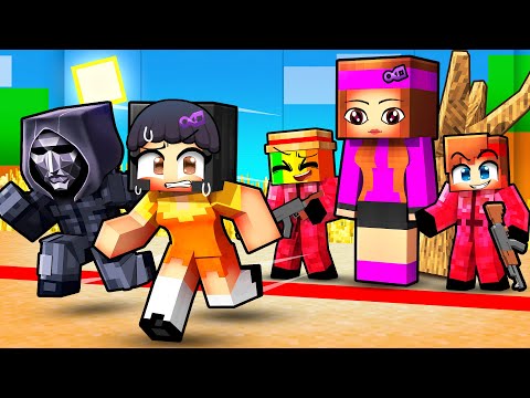 Squid Game mais nous avons inversé Les rôles sur Minecraft !