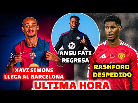 🚨XAVI SIMONS LLEGA AL BARCELONA, REFUERZO OFICIA DEL BARCELONA - RASHFORD ES DESPEDIDO DEL UNITED