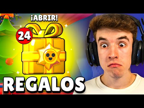 ABRO 24 REGALOS NUEVOS Y ME TOCA UNO LEGENDARIO en BRAWL STARS