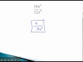 Quotient Rule and Exponents
