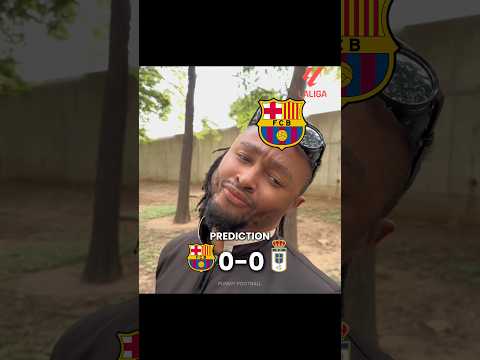 Barcelona vs Real Oviedo prediction💯#laliga #barcelona
