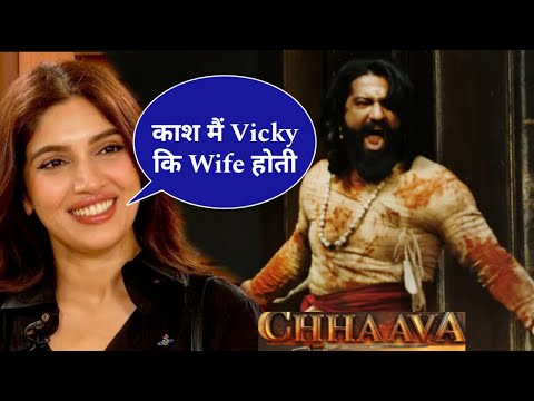 Chhava teaser Reaction | Bhumi Pednekar Reaction on Vicky Kaushal Chhavaa movie, Chatrapati Shivaji