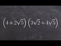 Multiplying and Simplifying Radicals