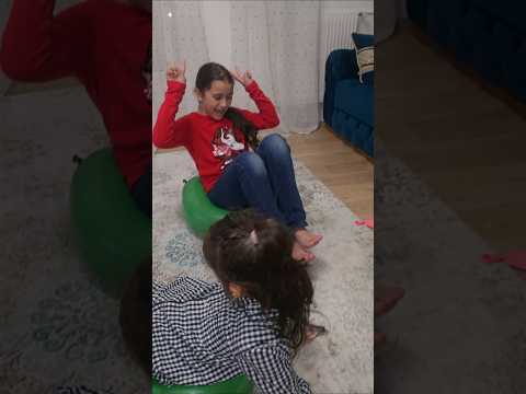 أسيل فرقعت بالون غنى زعلت وبكت كتير