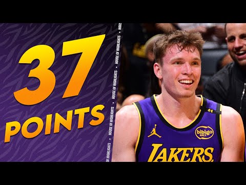 Dalton Knecht with 9 THREES 🥶 37 Points Highlights vs Jazz