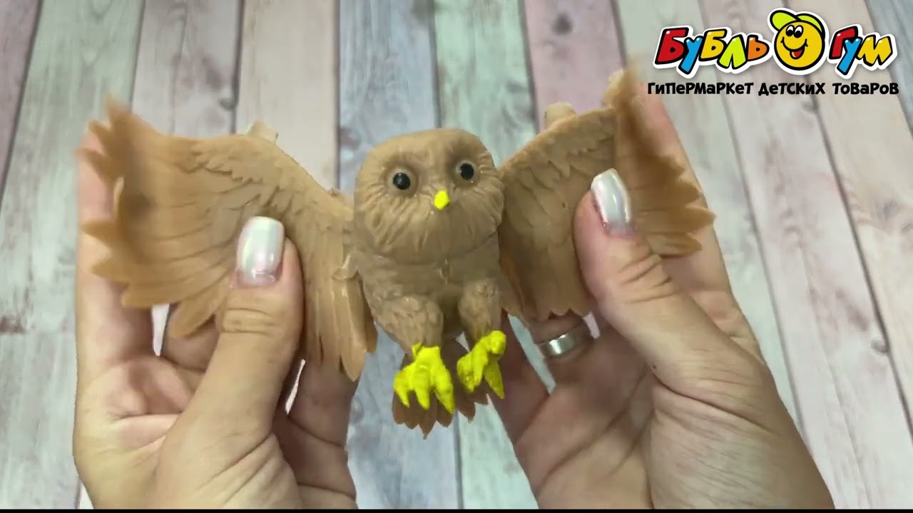 Фигурка-тянучка Повелители леса в ассортименте - видео