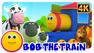 ボブ・トレインが農場に行くよ🚂！動物の鳴き声で楽しく学習
