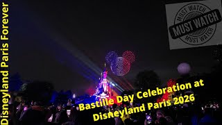 Bastille Day Celebration at Disneyland Paris 14th July 2026