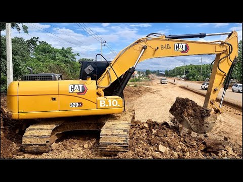 โหดมหาหินCAT320GXพี่ใหญ่ขุดโหดเหมือนโกรธของแข็งชมงานขุดแข็งส