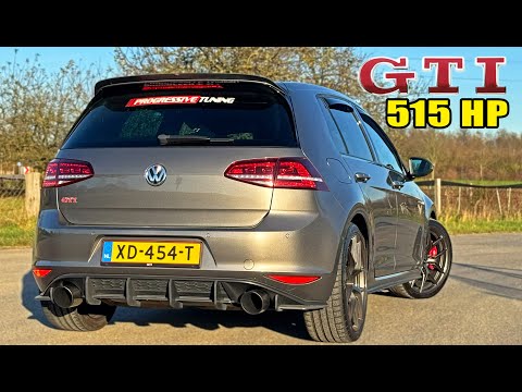 515HP VW GOLF 7 GTI // "A FRICKIN' ANIMAL!!" // REVIEW on AUTOBAHN